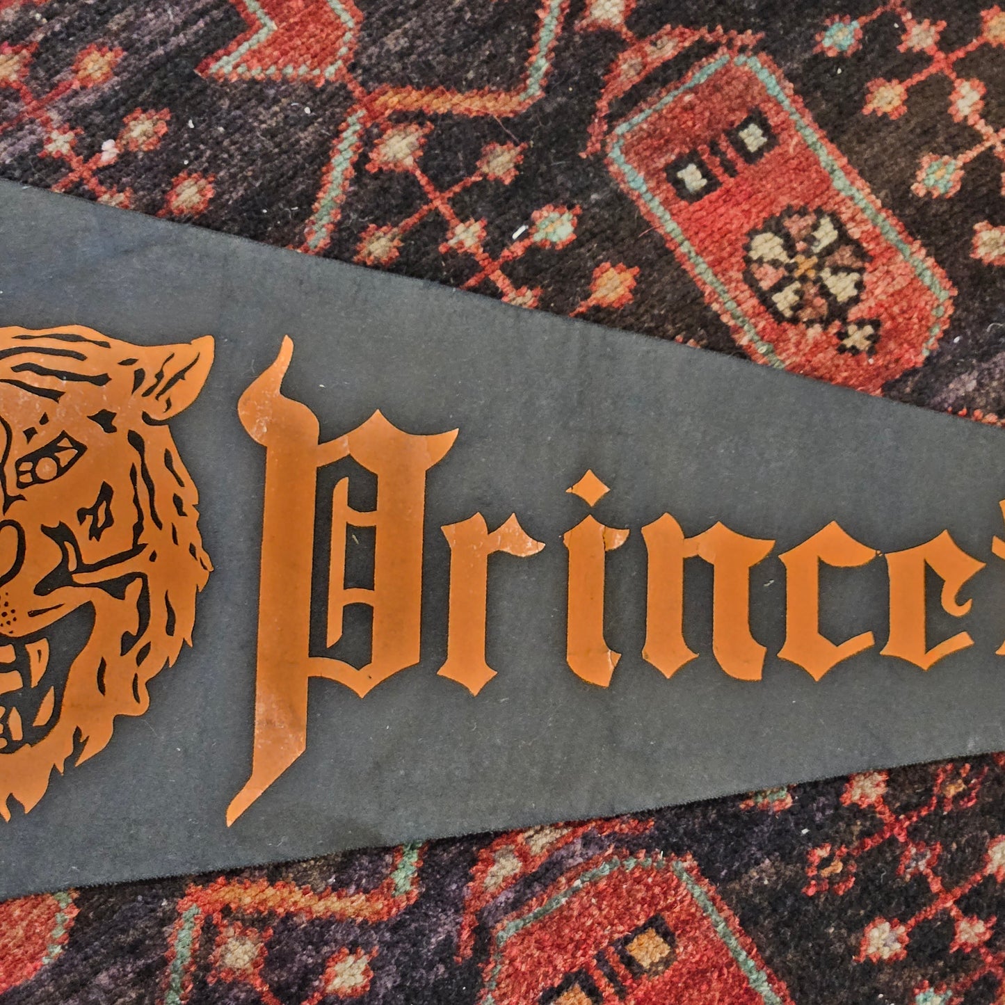Vintage Felt Princeton Pennant Banner