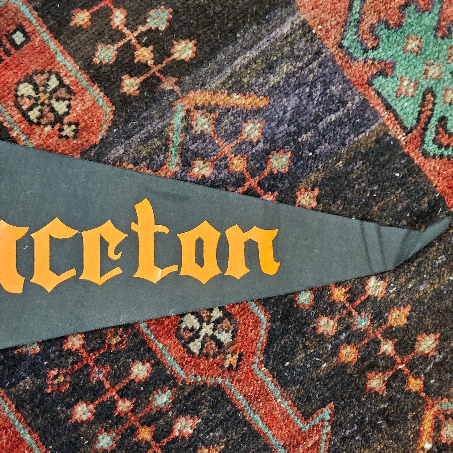 Vintage Felt Princeton Pennant Banner