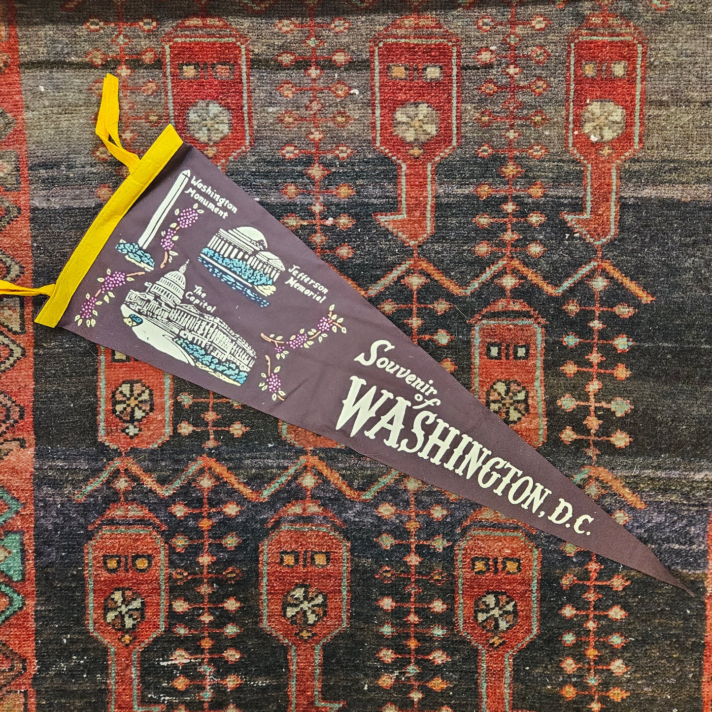 Vintage Washington, DC Felt Pennant Banner