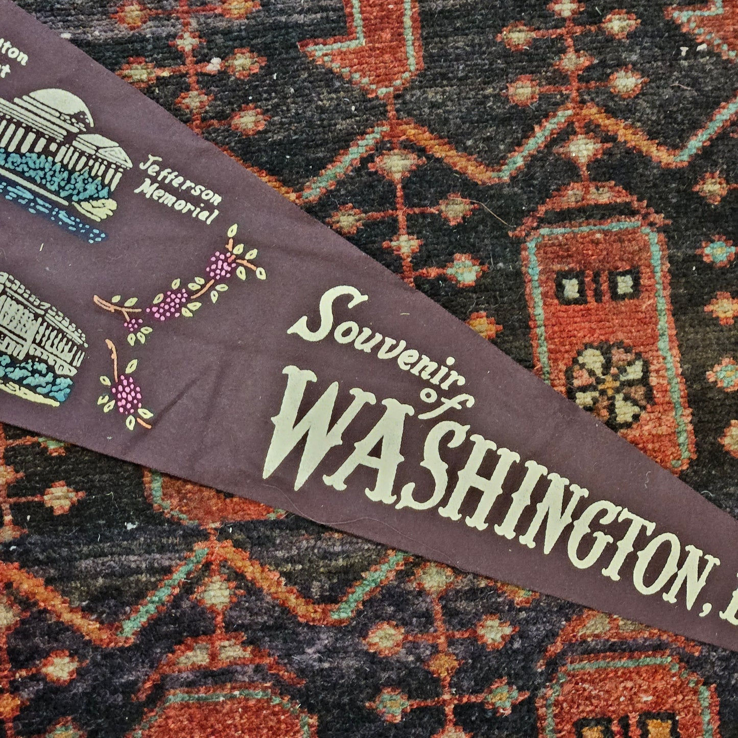 Vintage Washington, DC Felt Pennant Banner