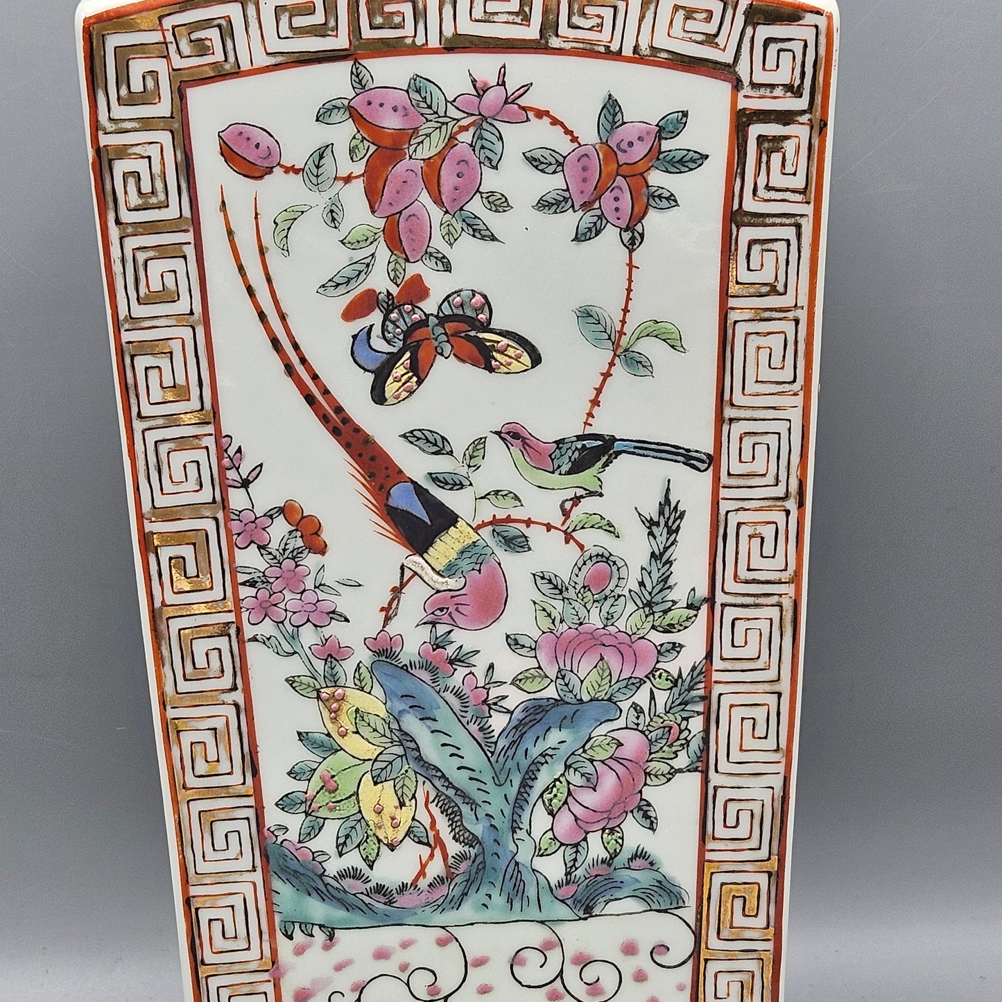 Vintage Signed Chinese Porcelain Vase