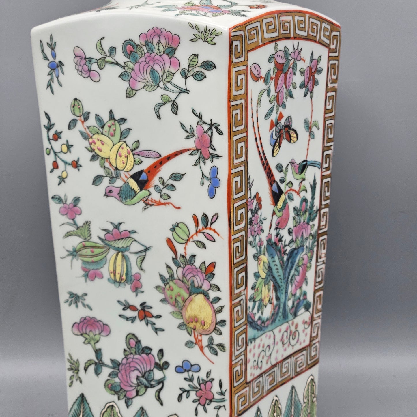 Vintage Signed Chinese Porcelain Vase