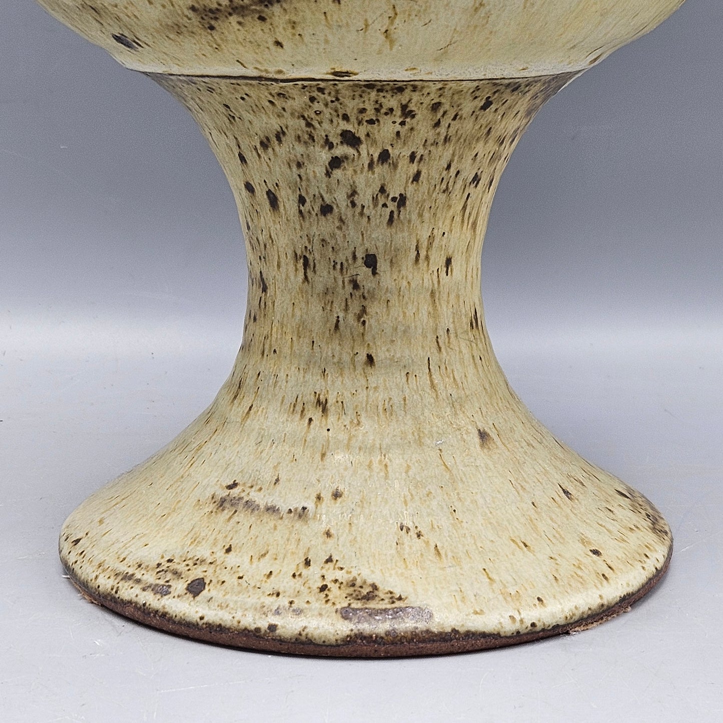 Vintage Studio Art Pottery Footed Bowl Signed Bonnie Courtney