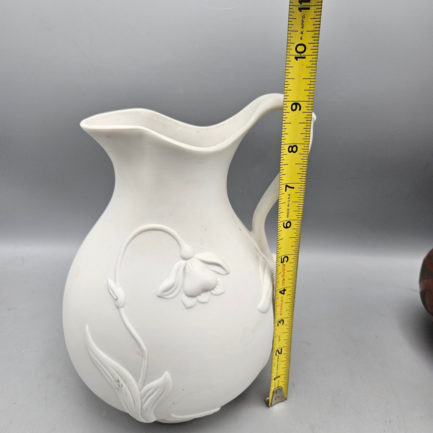 White Jonquil Pitcher Parian Ware Bisque Porcelain Metropolitan Museum