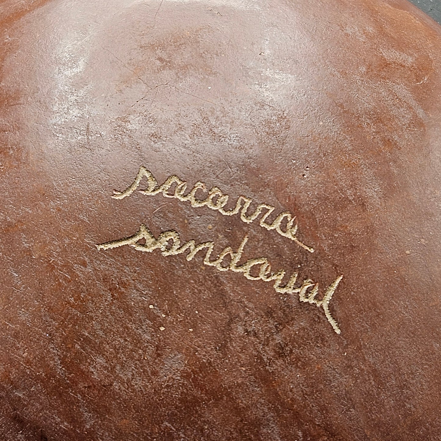 Mata Ortiz Red / Black Pottery Signed by Socorro Sandoval