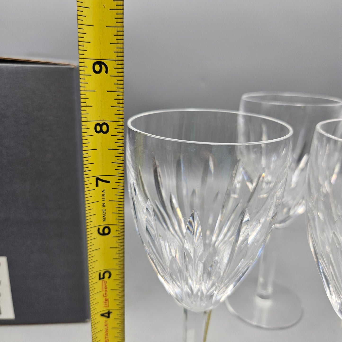 Set of 4 Waterford Crystal Carina 10 oz Goblet with Box ~ 2 Available