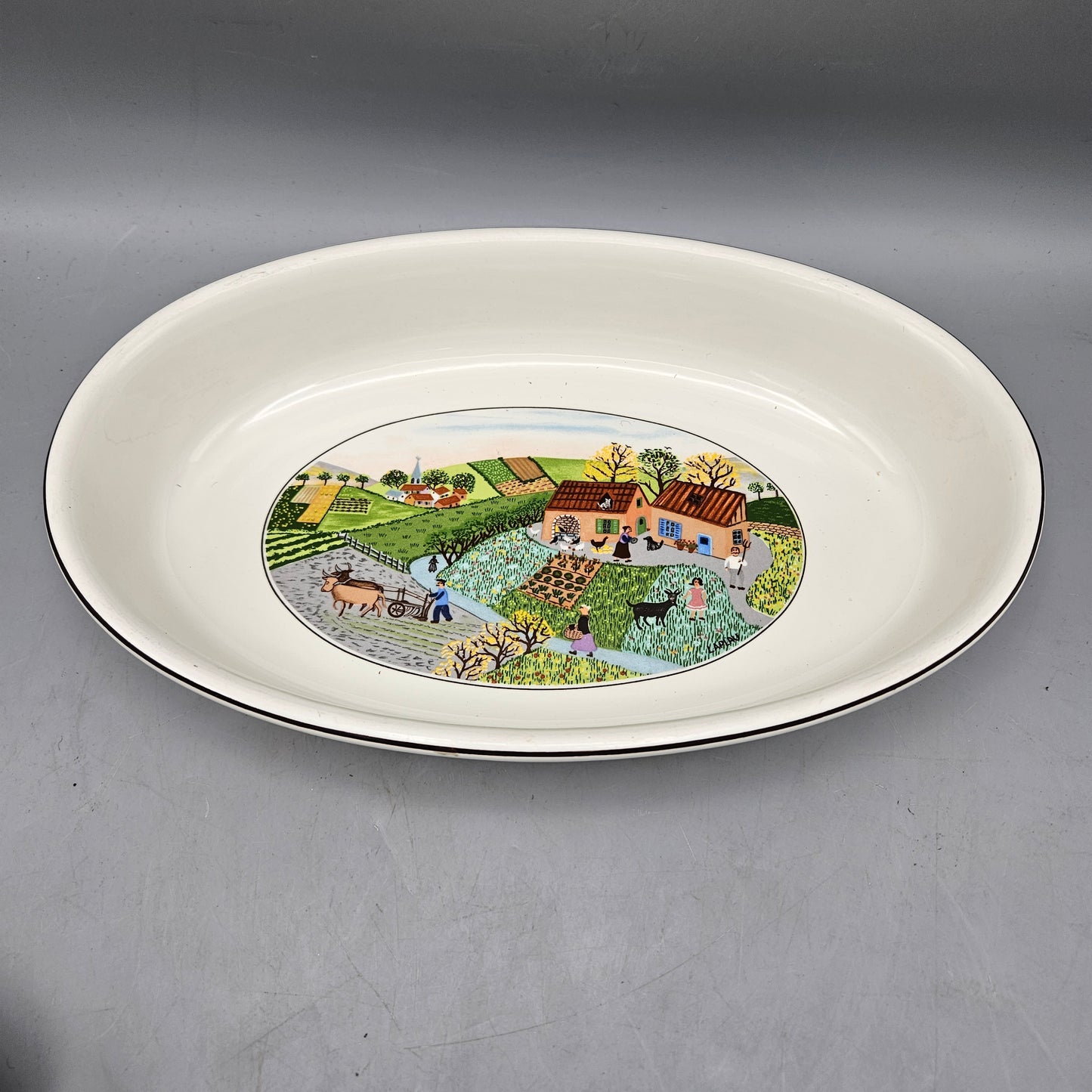 Villeroy & Boch Vilbofour Naif Oval Baker Dish