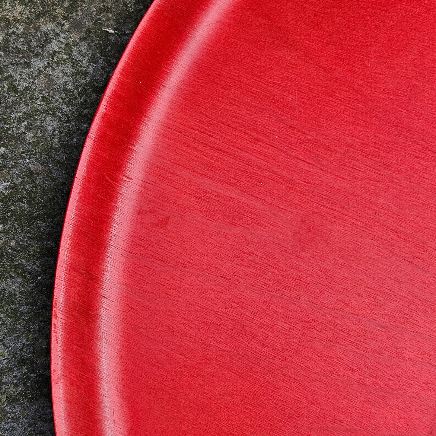 Vintage Astrid Sampe SID Red Wood Tray Styled by Textilkammaren