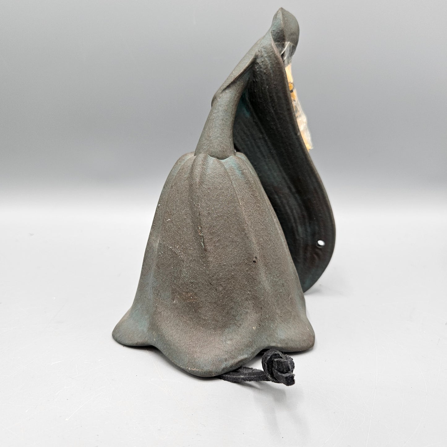 Verdigris Flower Bell