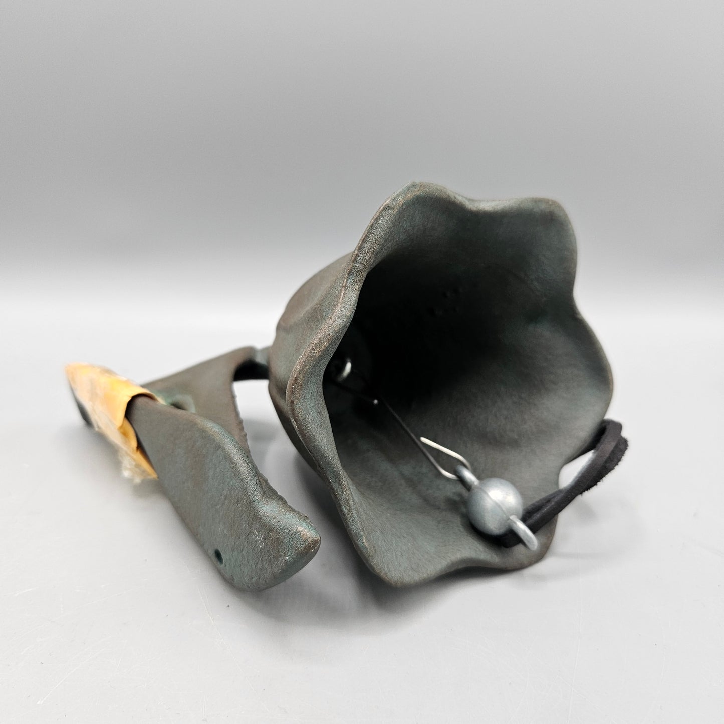 Verdigris Flower Bell