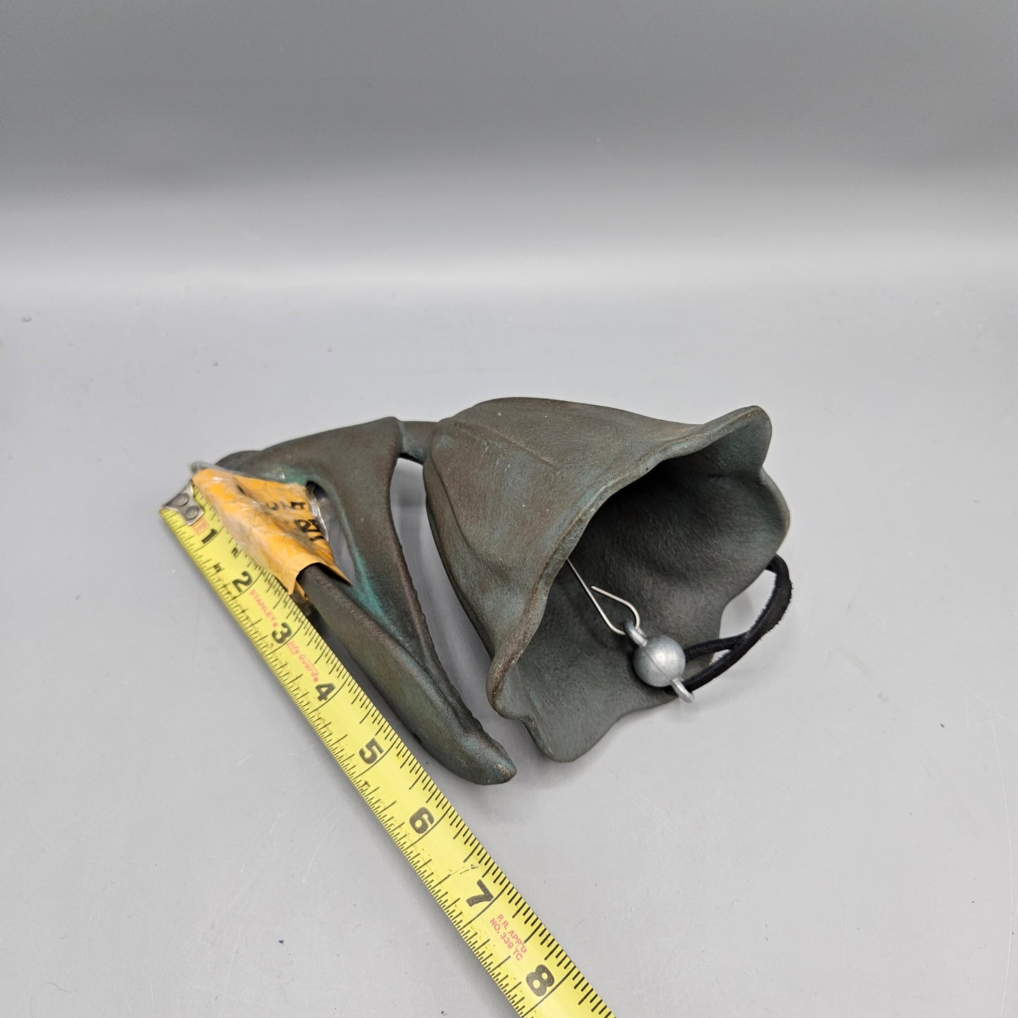 Verdigris Flower Bell