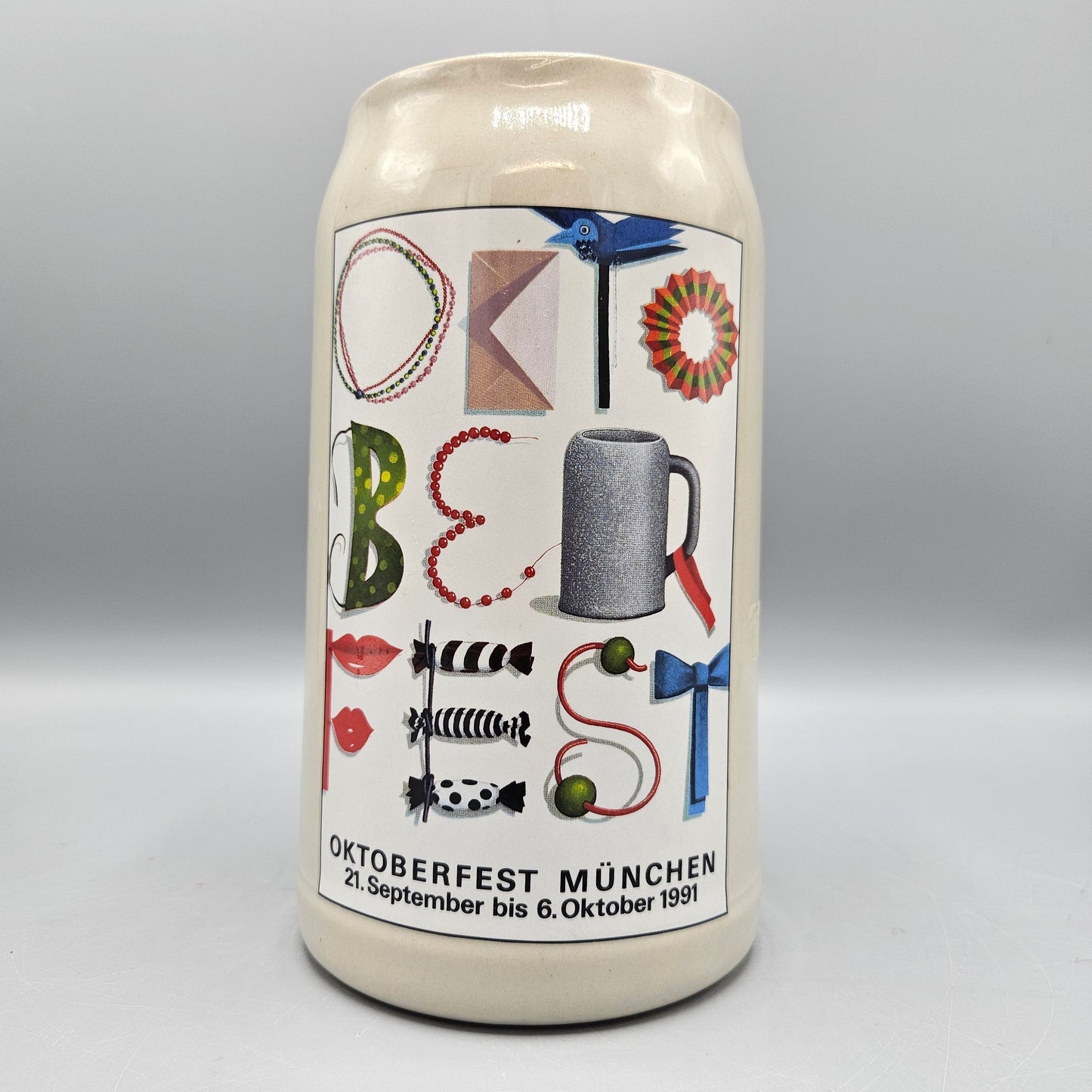 Octoberfest München 1991 Rastal Mug 1 Liter Beer Stein