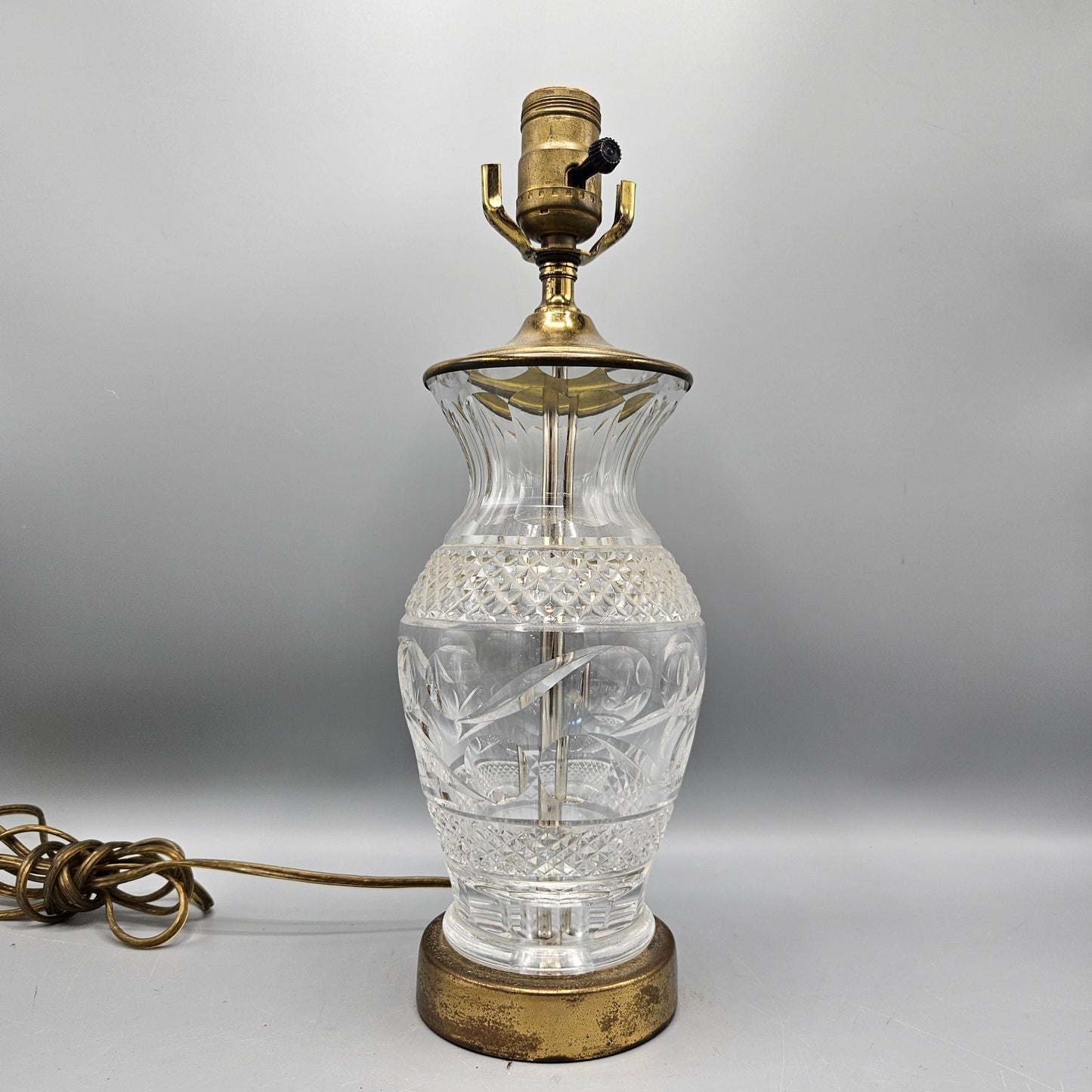 Vintage Waterford Crystal Table Lamp
