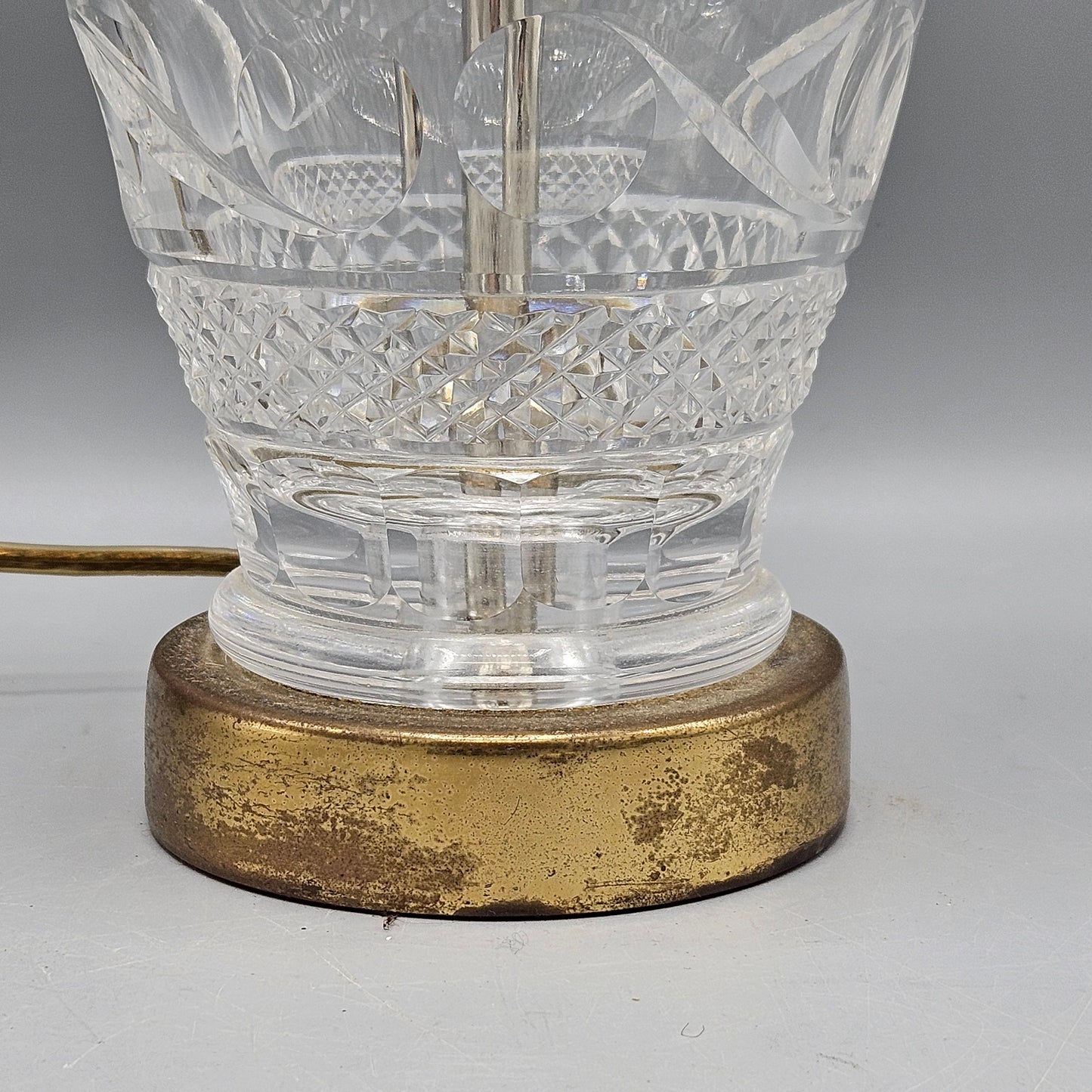 Vintage Waterford Crystal Table Lamp