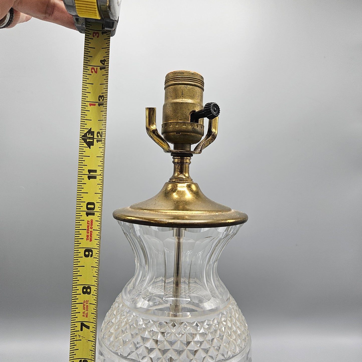 Vintage Waterford Crystal Table Lamp