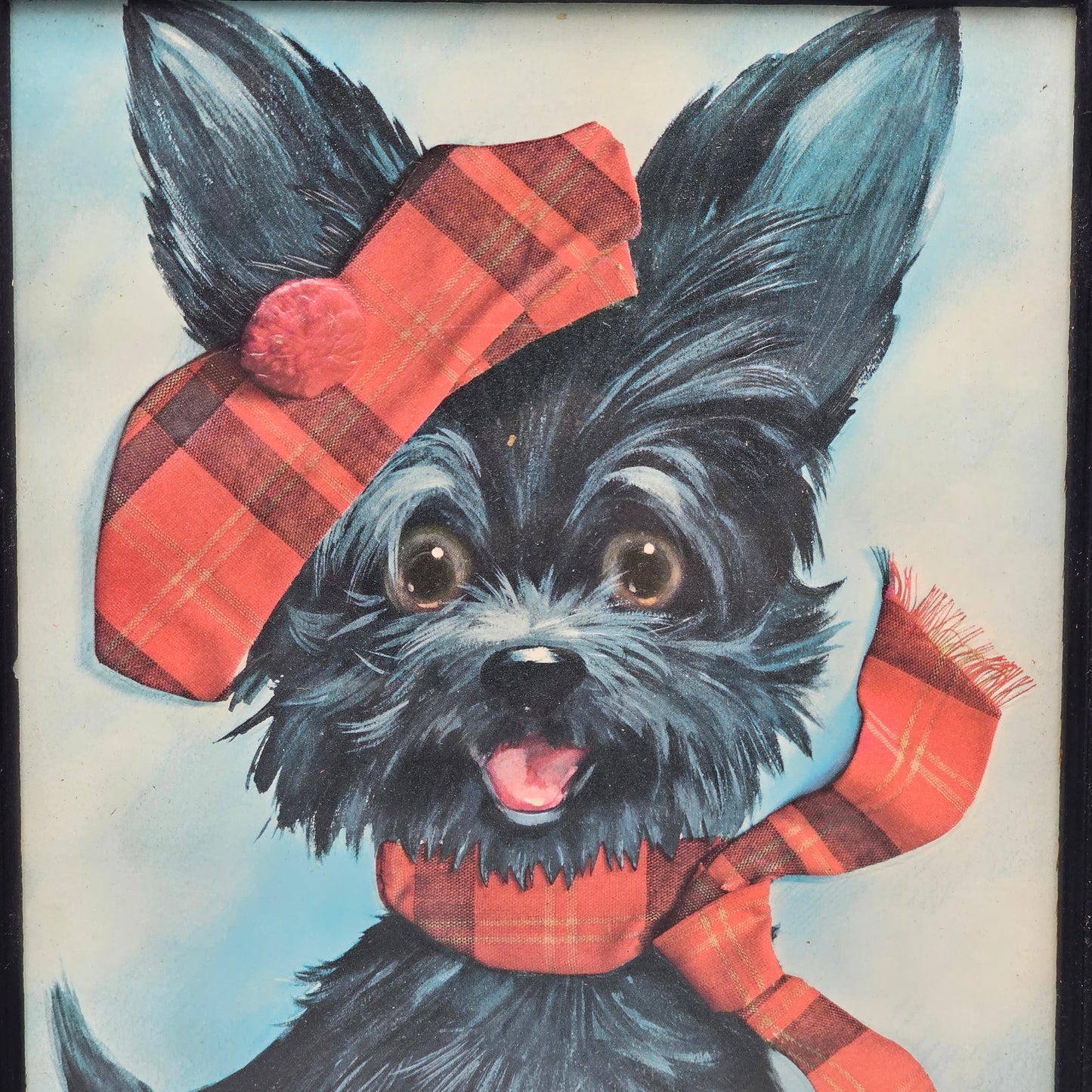 Vintage Scottie Dog Print