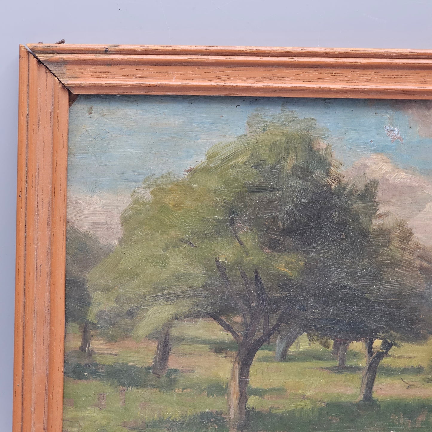 Antique Landscape with Trees Oil Painting