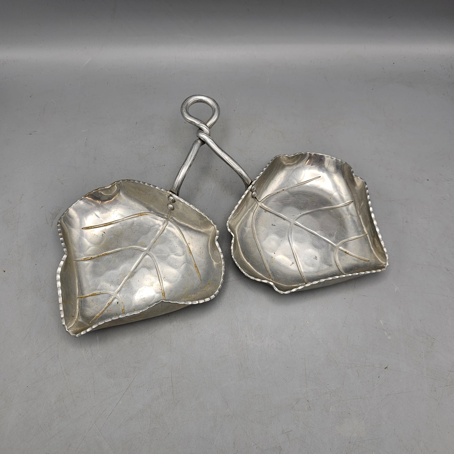 B.W. Buenilum Aluminum Leaf Shaped Serving Dish