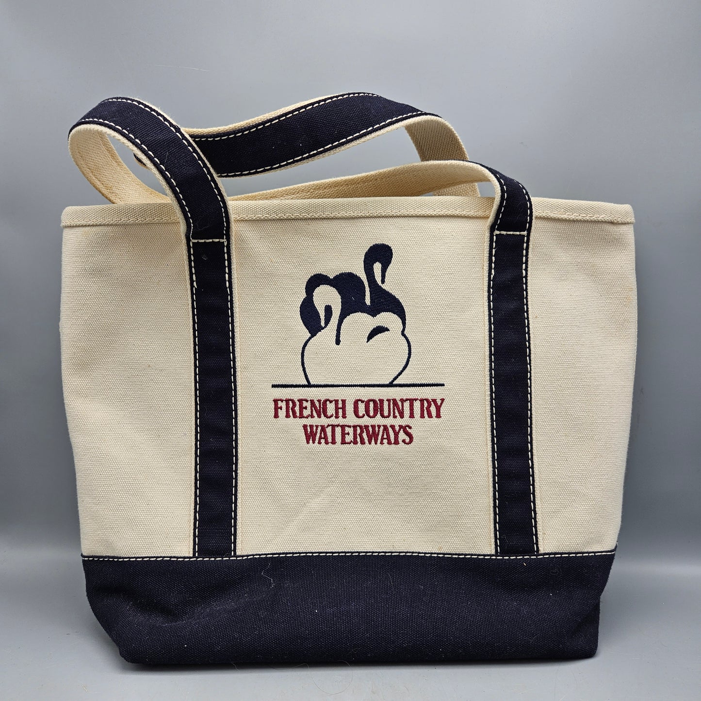 French Country Waterways Canvas Tote Bag