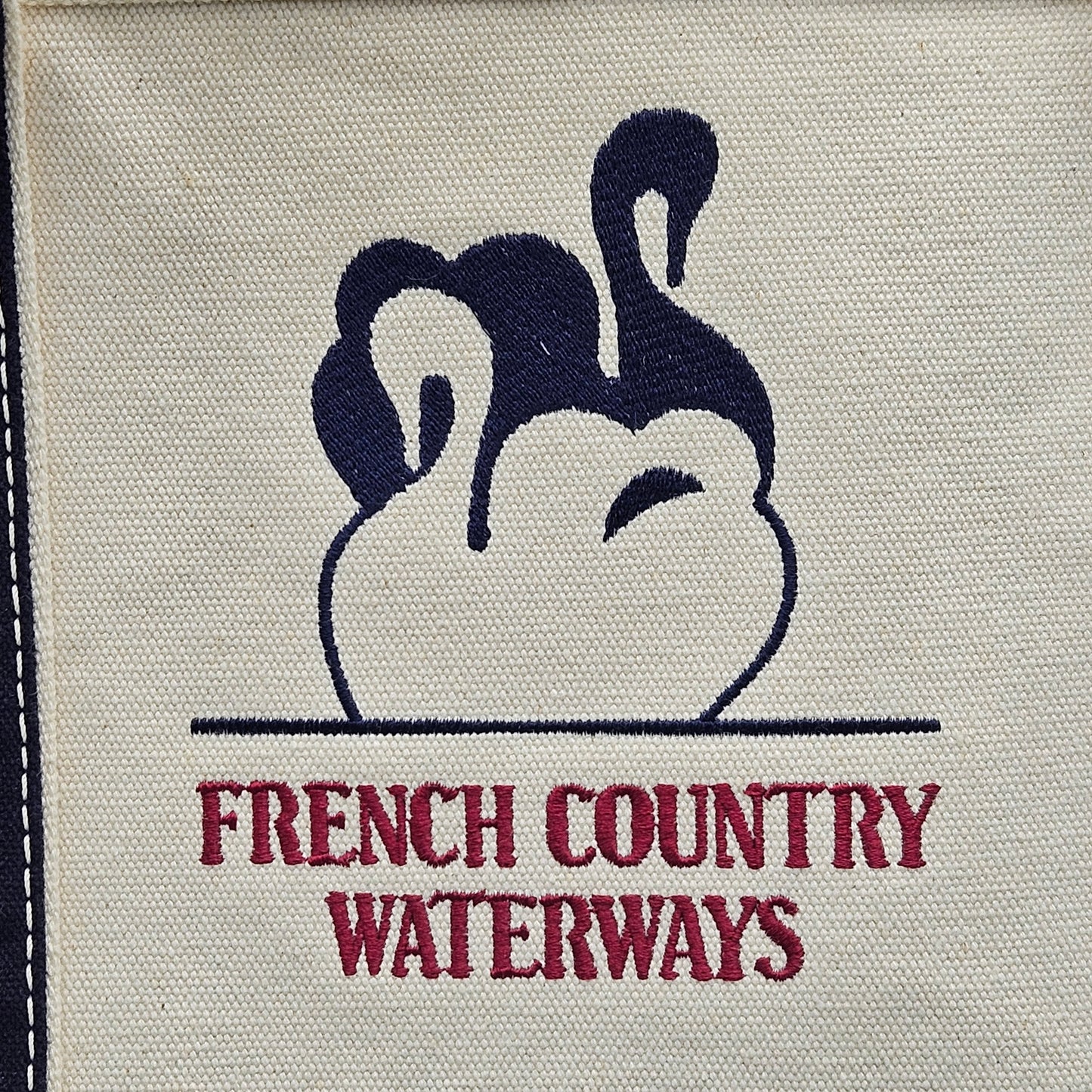 French Country Waterways Canvas Tote Bag