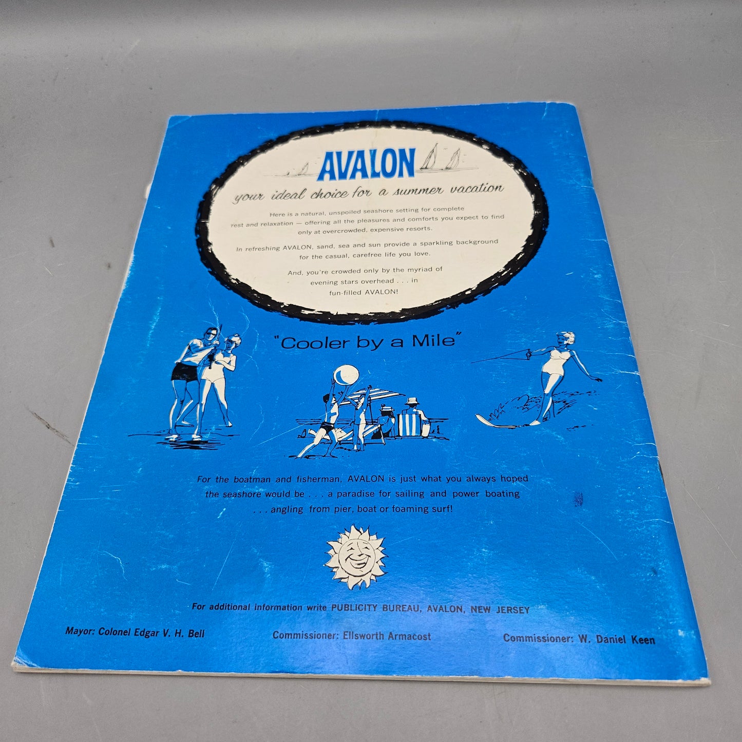 Vintage Avalon New Jersey NJ "Avalon Yacht Club 1942-1967"