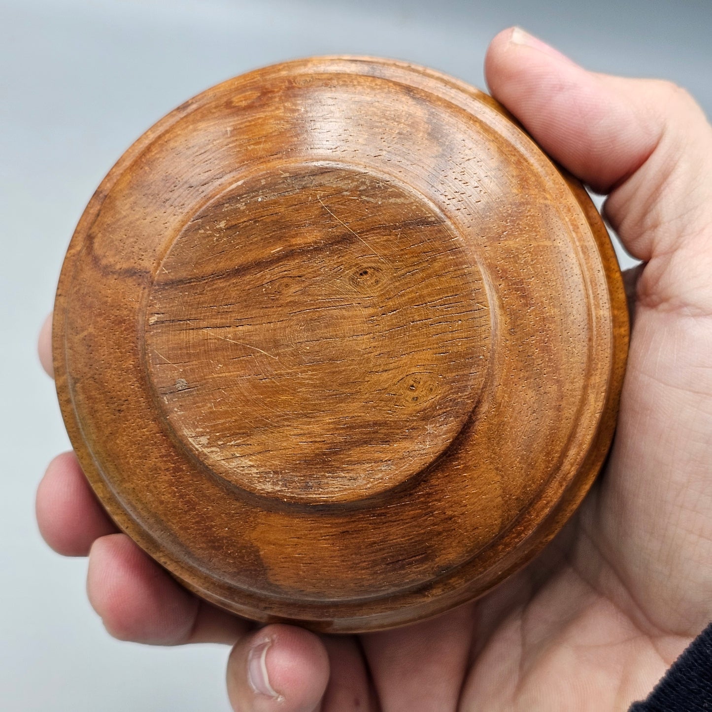 Vintage Wooden Trinket Box with Lid