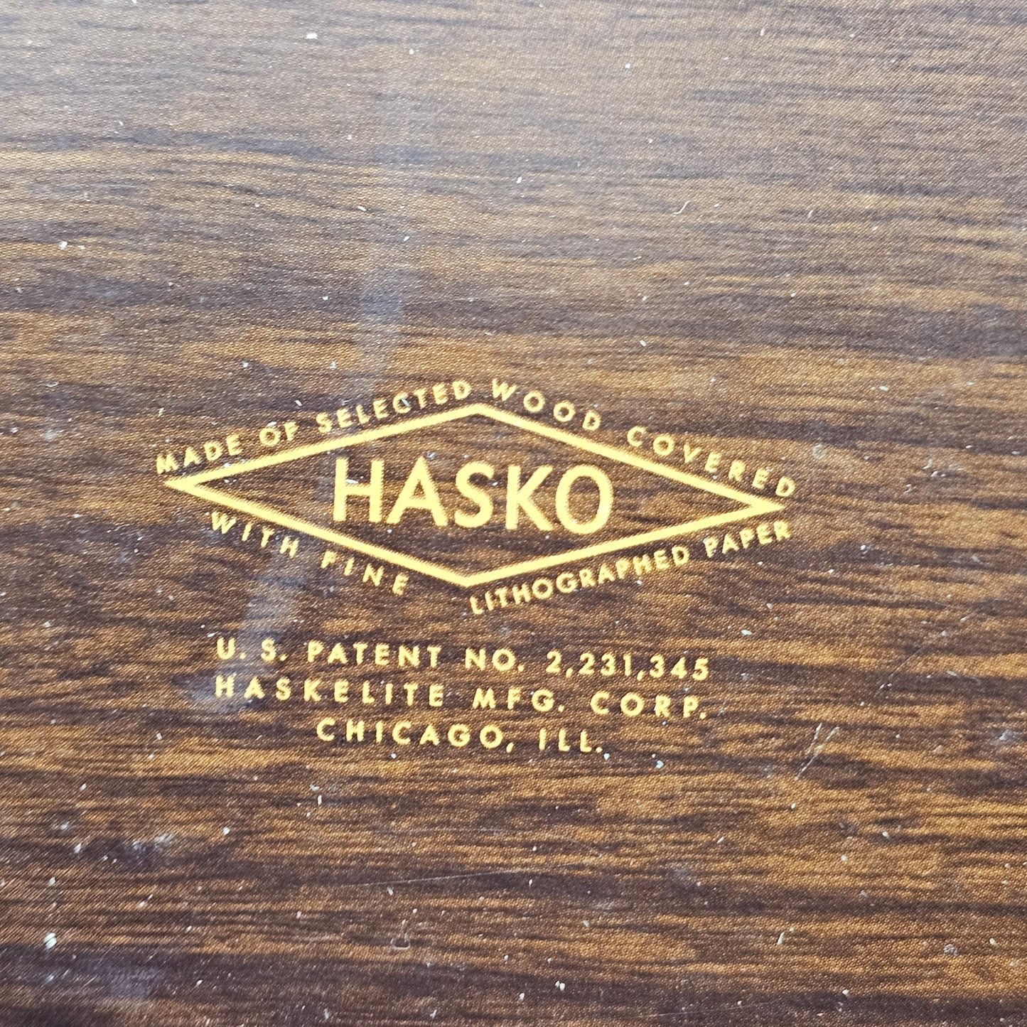 Set of 16 Hasko Wood Covered Fox Hunting Themed Serving Trays