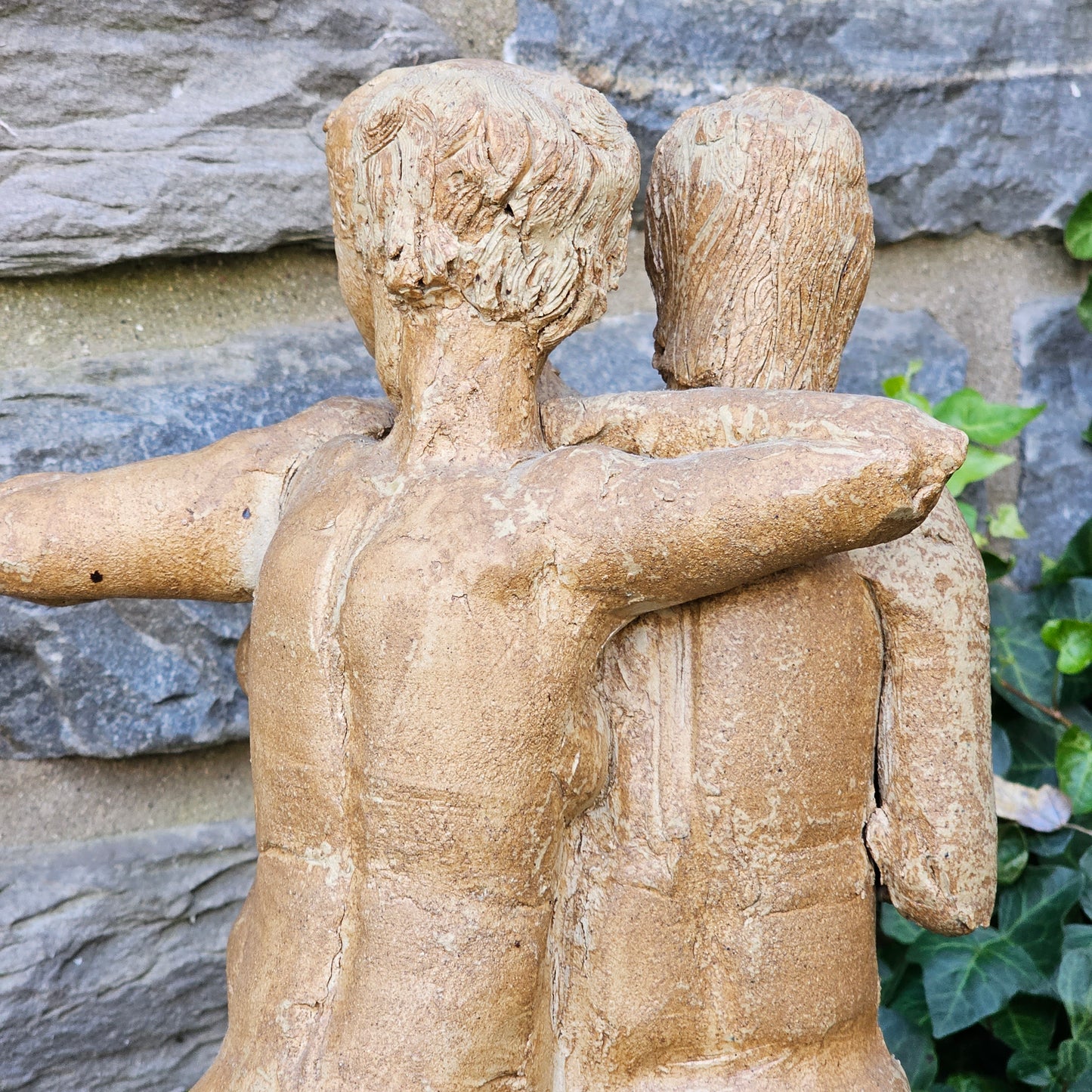 Pottery Figure with Three Nudes by Fire Head Studios - From Dorothy Lerner