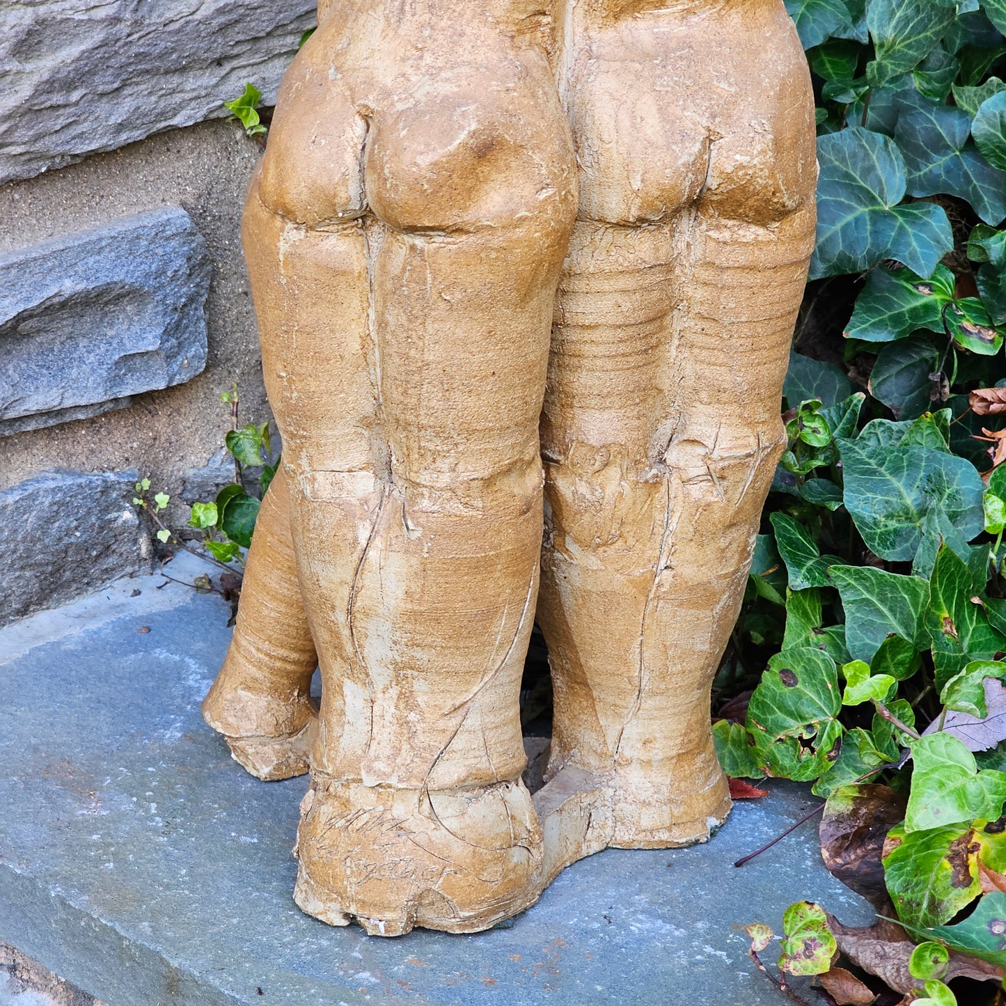 Pottery Figure with Three Nudes by Fire Head Studios - From Dorothy Lerner