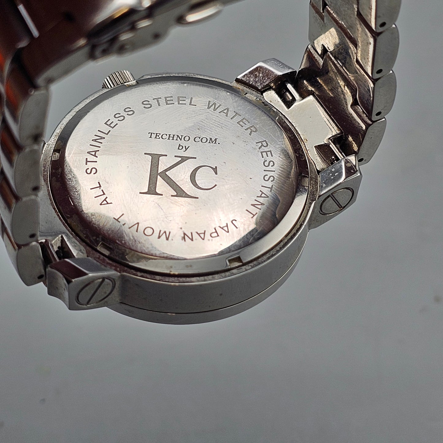 Techno Com by KC Moving Skull Watch