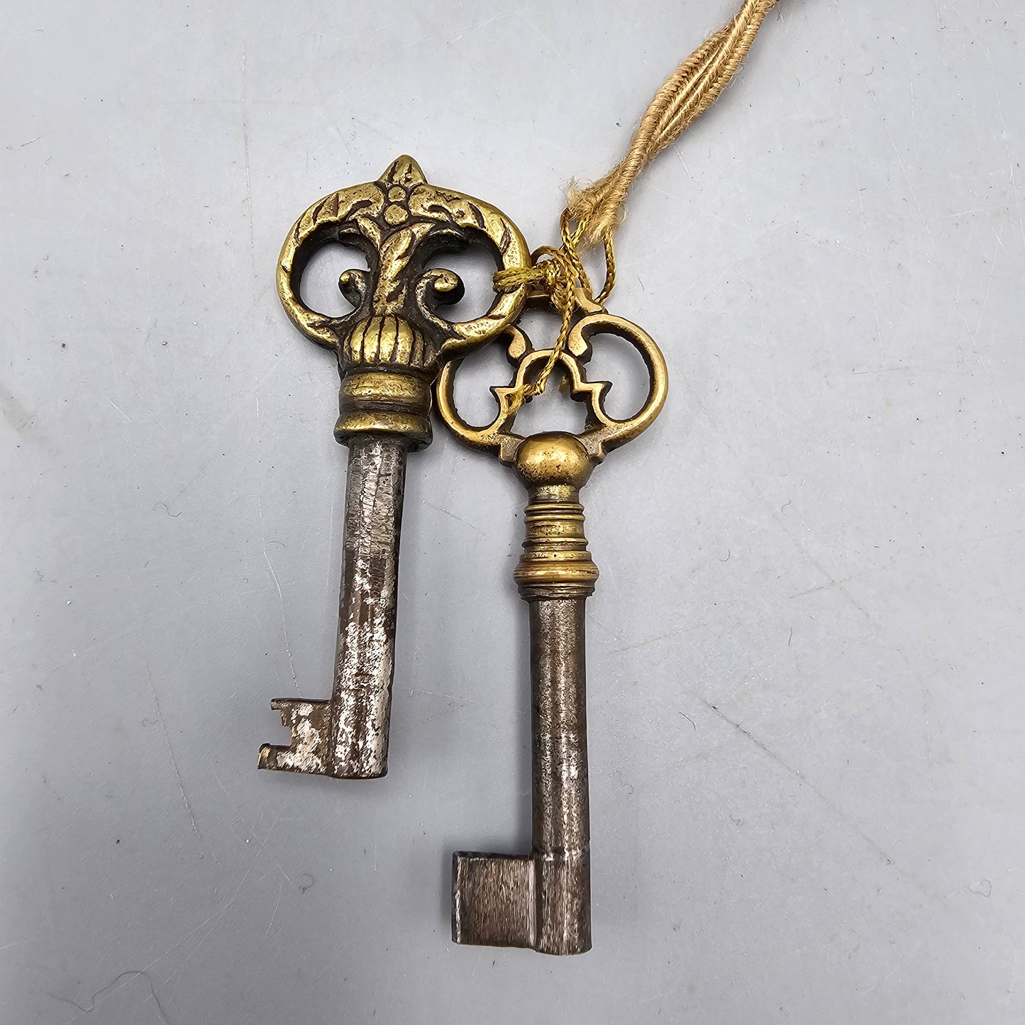 Vintage Skeleton Keys and Tassel