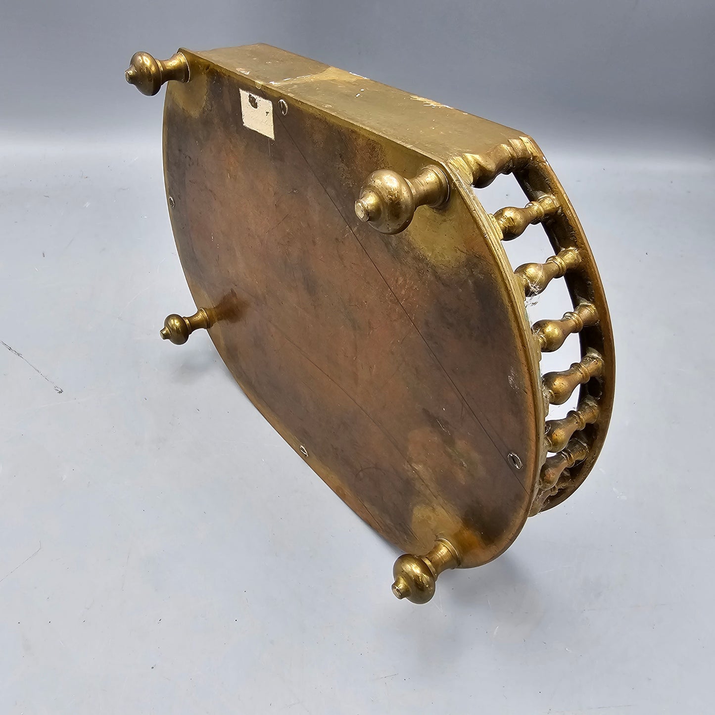 Antique French Bronze Tray with Gallery signed Bouhon