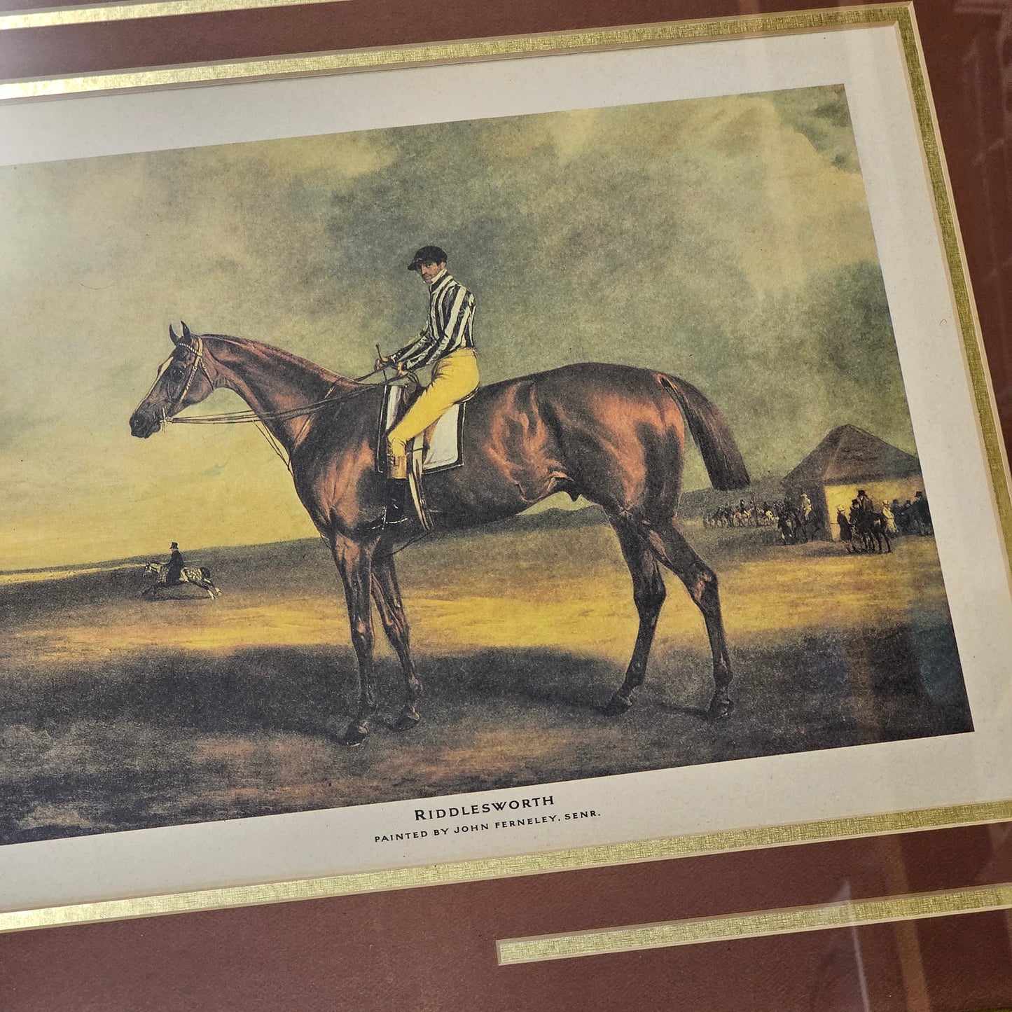 Vintage Horse Rider Equestrian Artwork "Riddlesworth" by John Fernelley