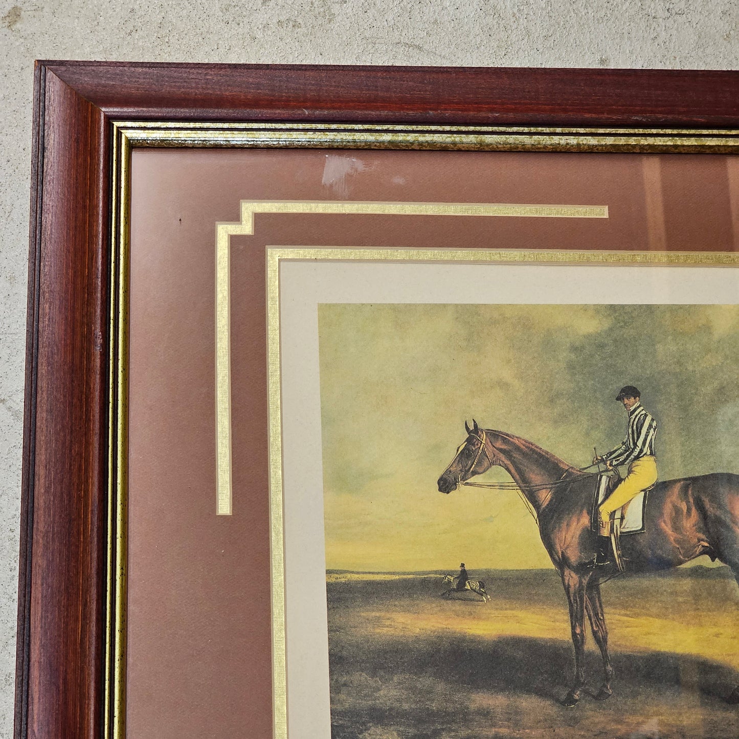 Vintage Horse Rider Equestrian Artwork "Riddlesworth" by John Fernelley