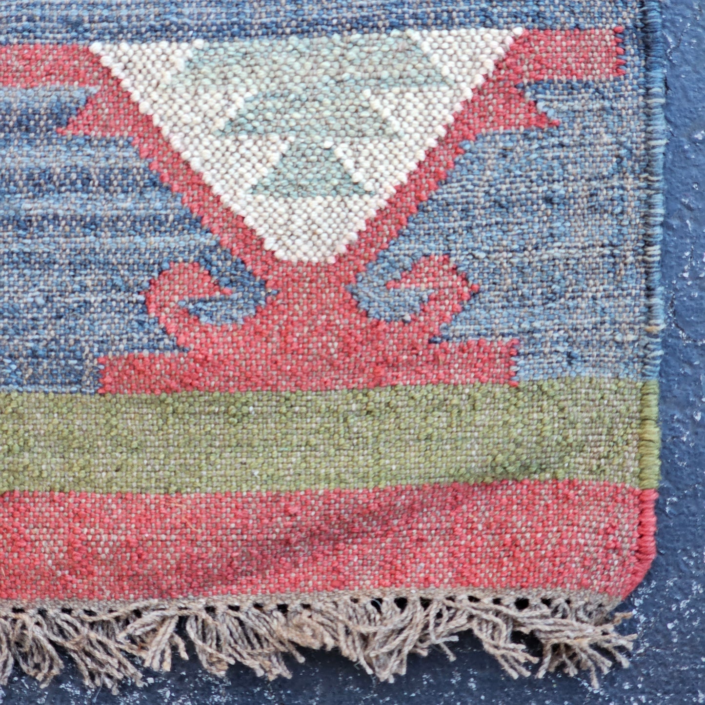 Beautiful Kilim Flat Weave Runner Rug ~ 2' 7" x 12'