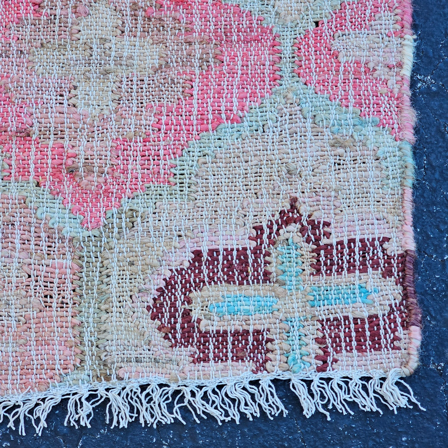 Small Kilim Flat Weave Rug ~ 2' x 3' 3"