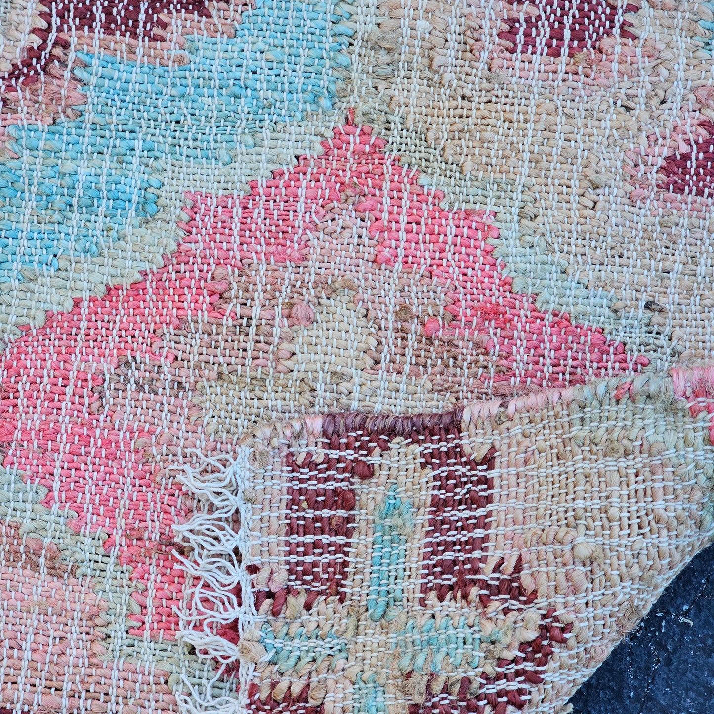 Small Kilim Flat Weave Rug ~ 2' x 3' 3"