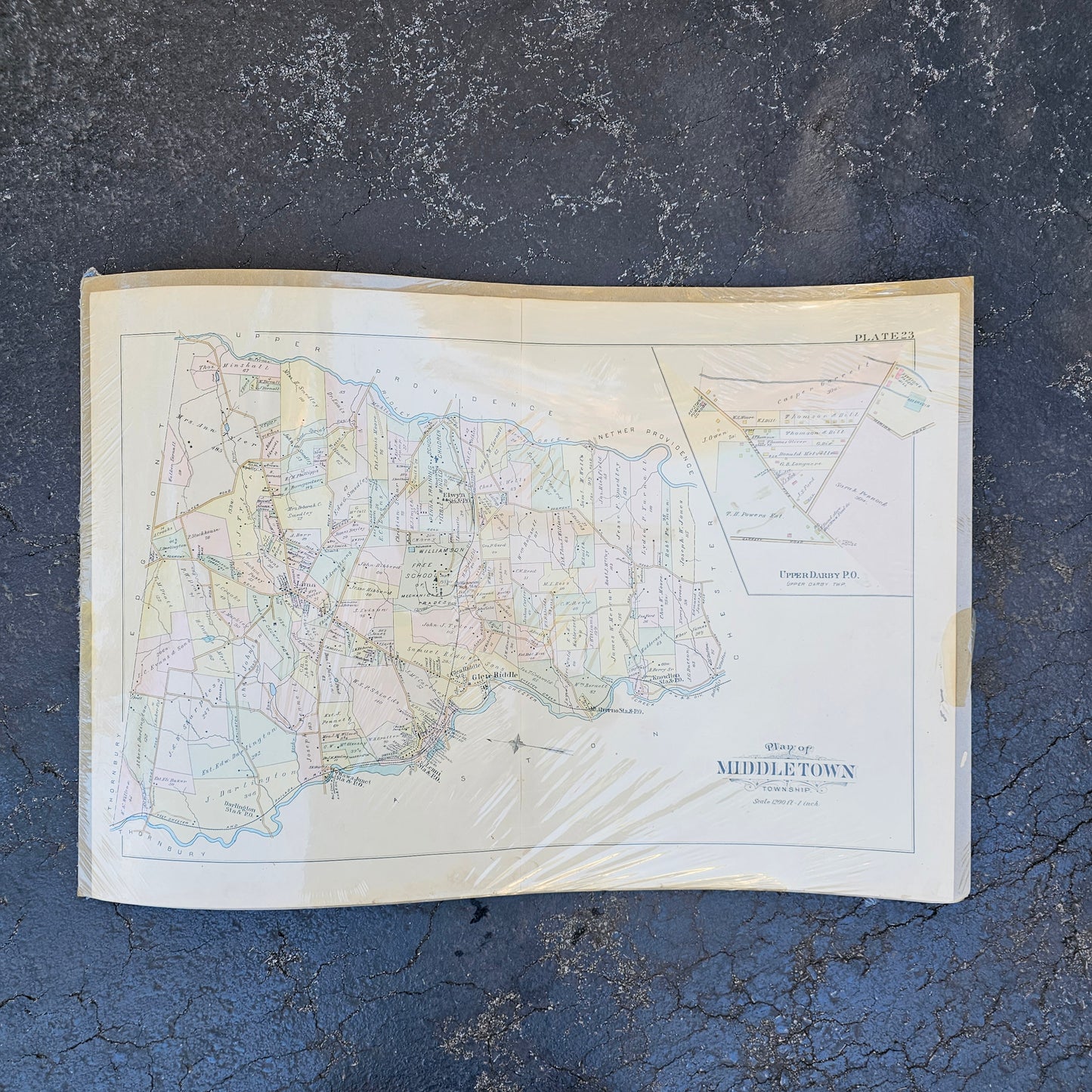 Plan of Middletown Township Map - Unframed