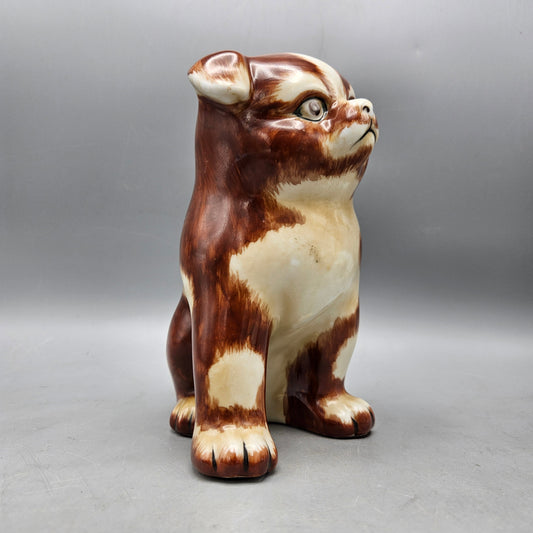 Vintage Chinese Porcelain Dog Statue