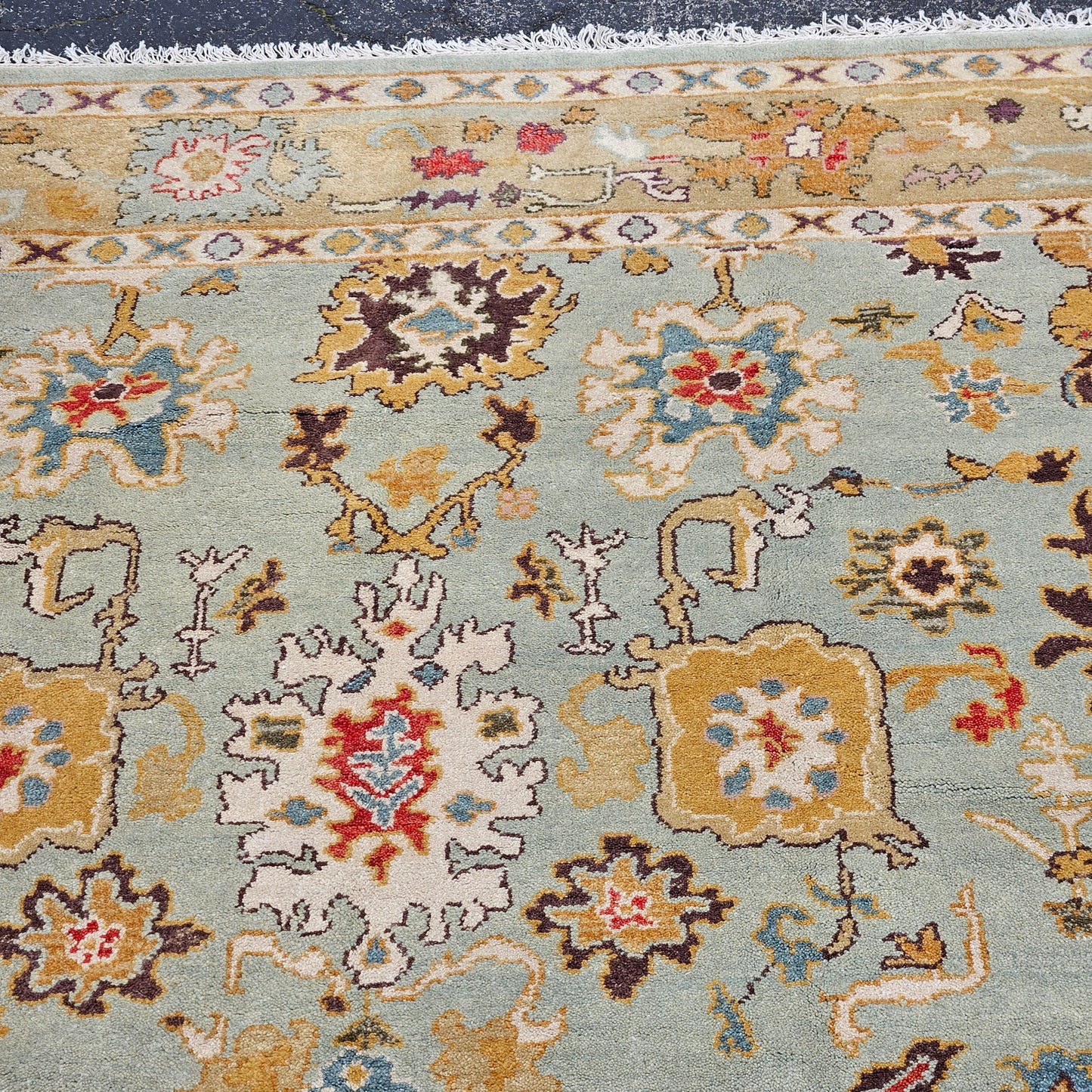 Brand New 100% Wool Turkish Hand Knotted Multi Colored Rug ~ 8' 3" x 10' 3"