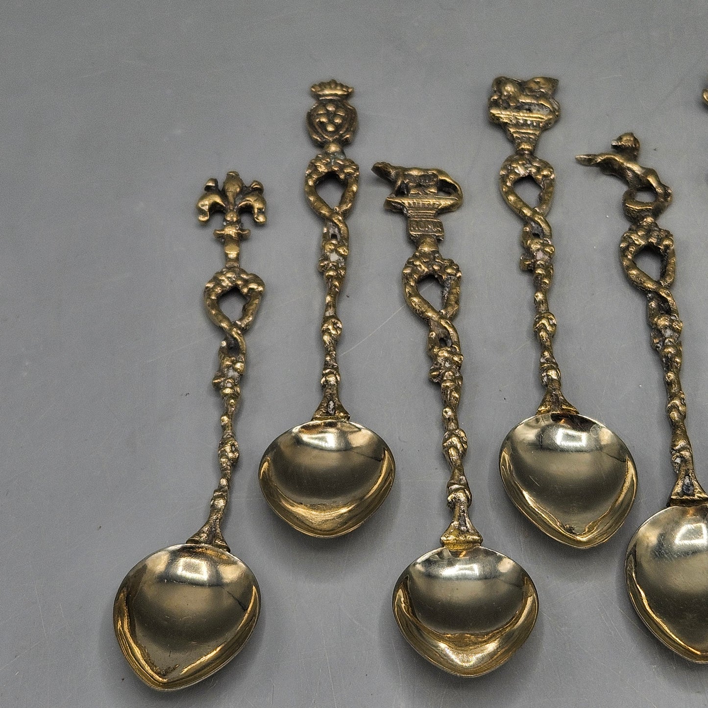 Set of 11 Vintage Italian Silverplated Coffee Spoons