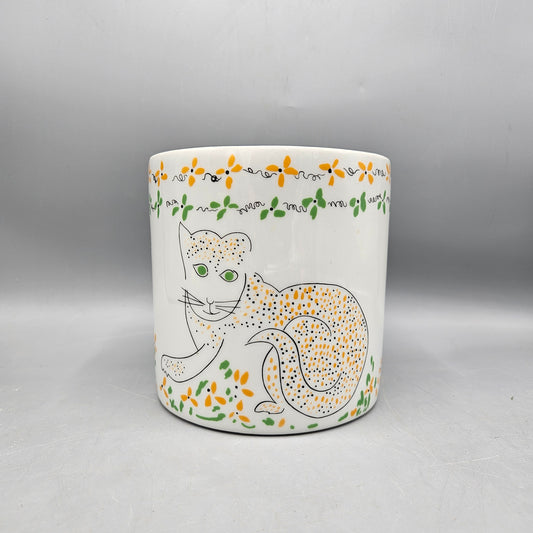 Vintage Gloria Vanderbilt Cats Meow Vase