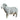 Standing Sheep Resin Garden Statue