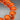 Vintage Orange Beaded Necklace