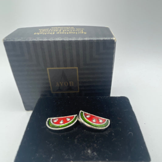 Vintage Avon Watermelon Earrings