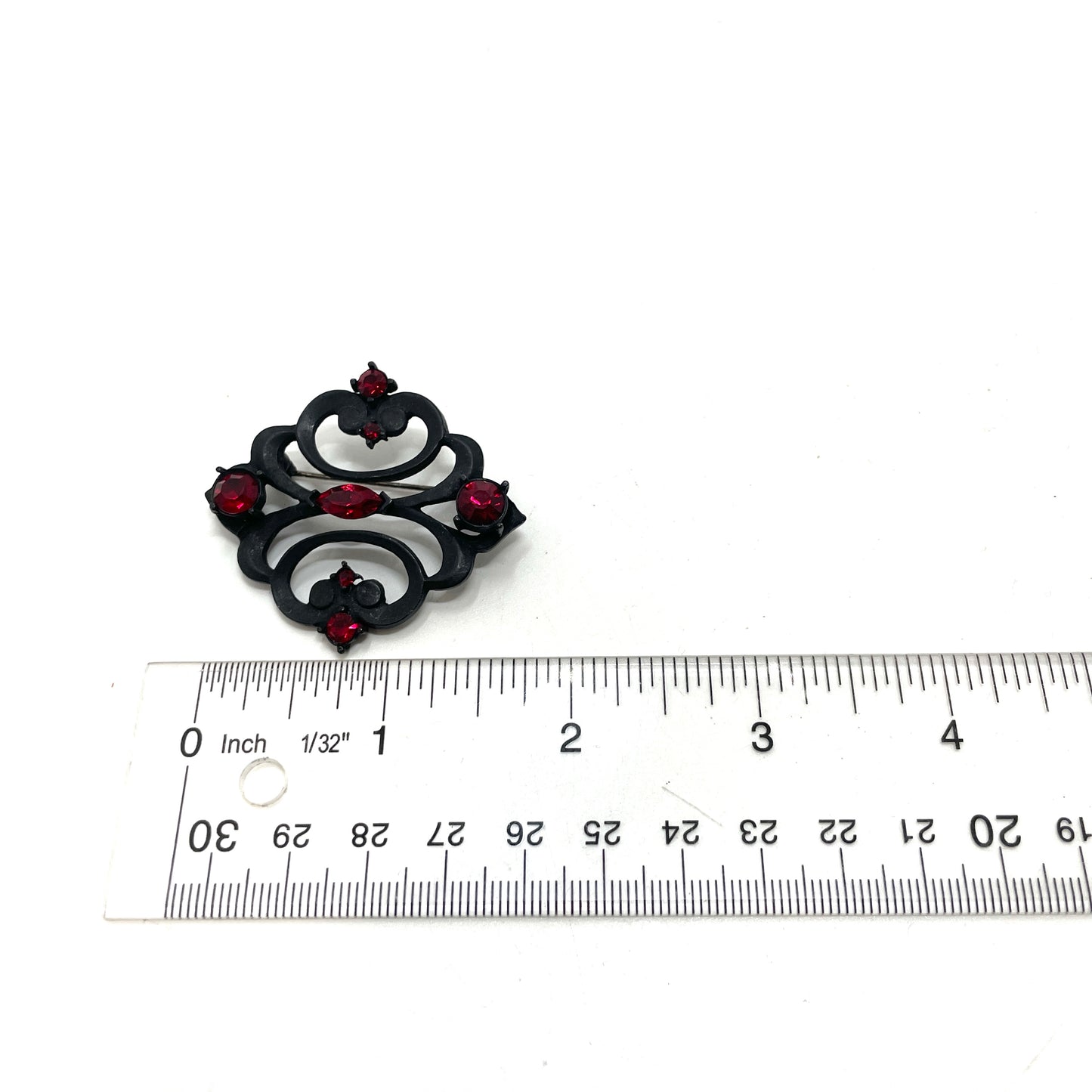 Black & Red Pin