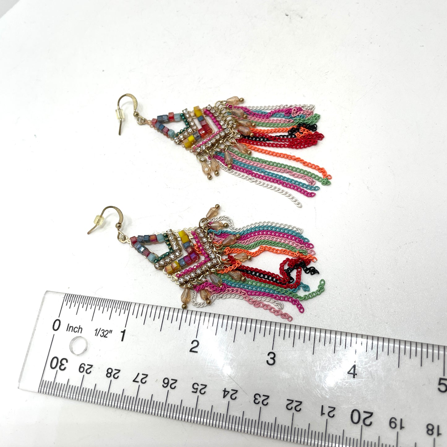 Artisan Beaded Colorful Earrings