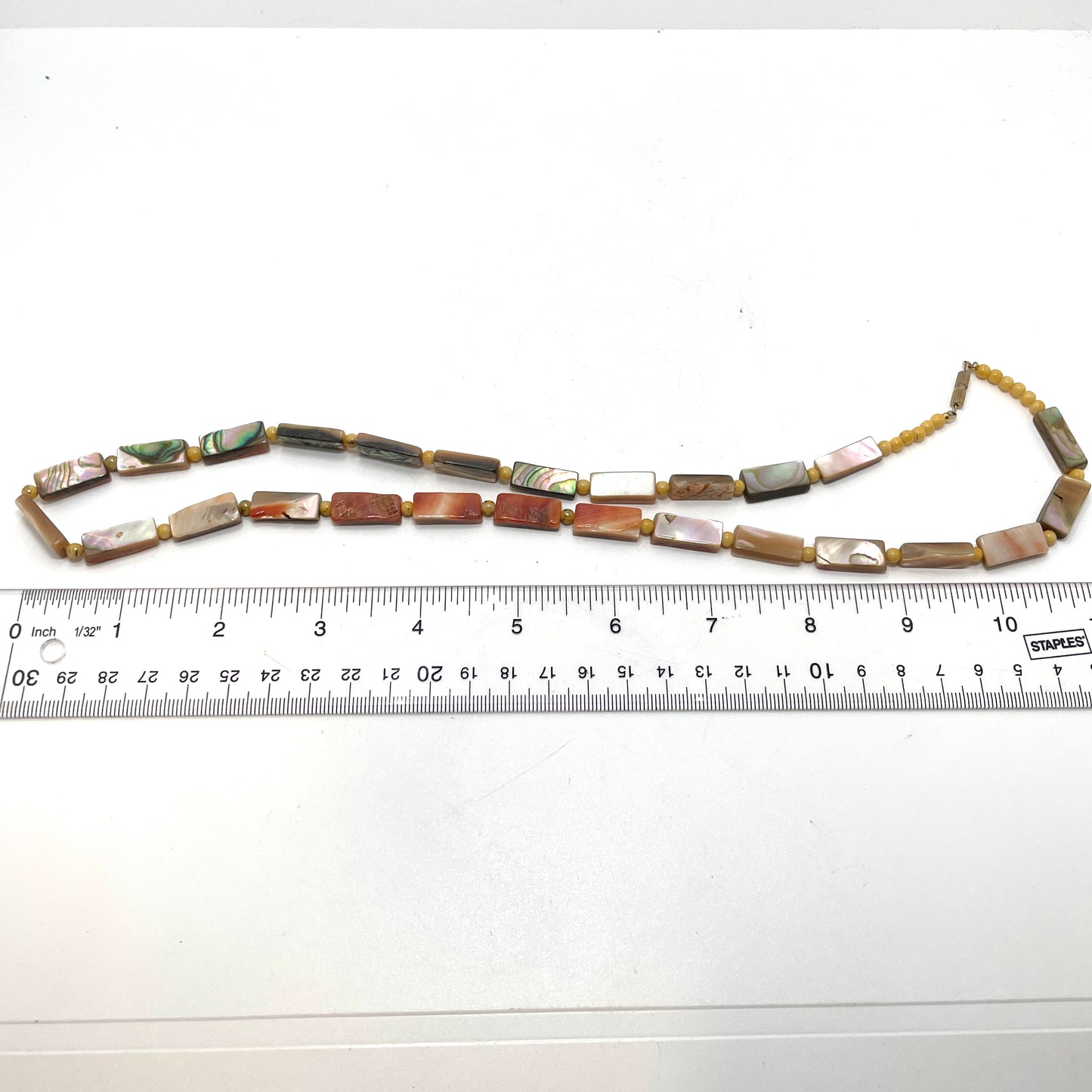 Vintage Natural Stone Strand Necklace