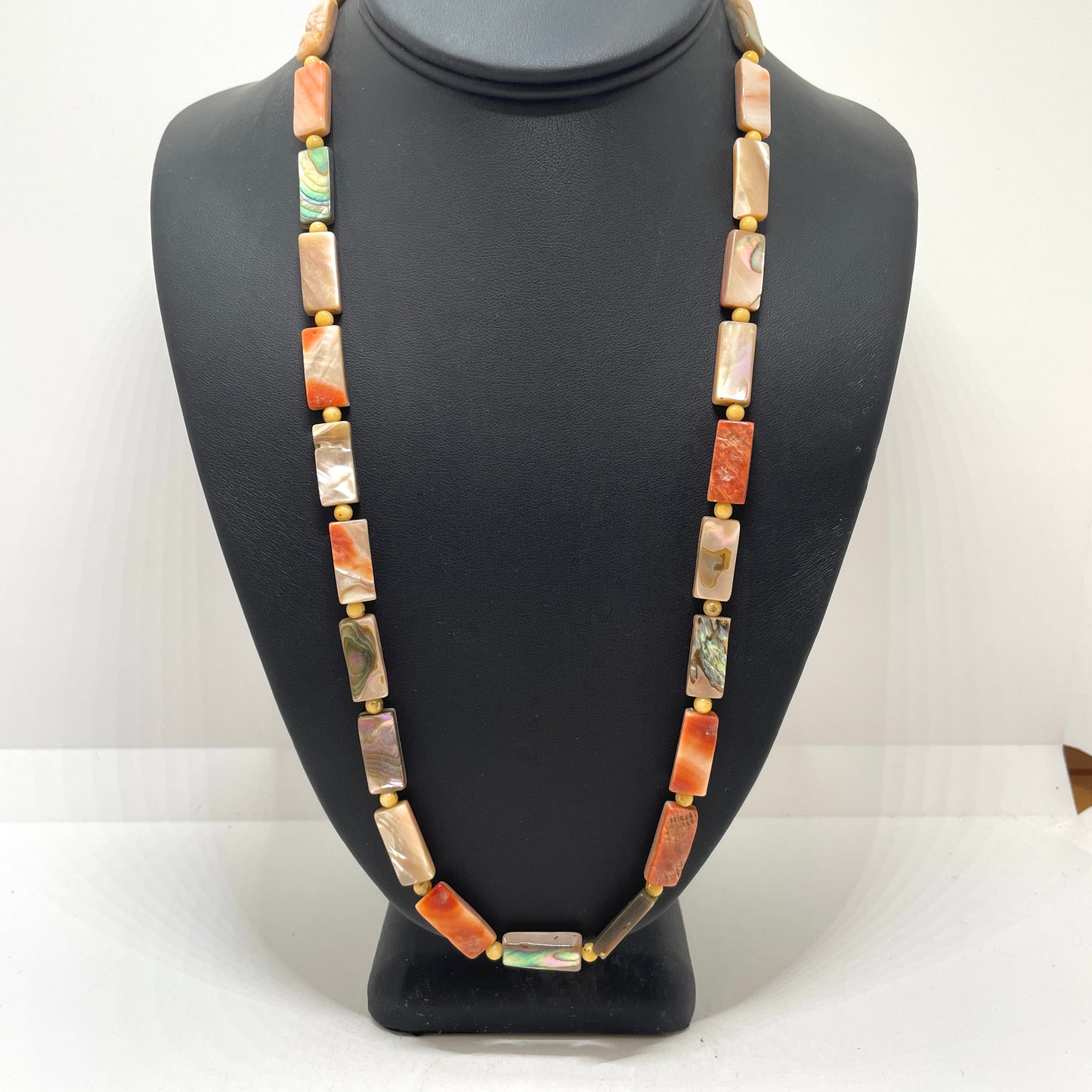 Vintage Natural Stone Strand Necklace