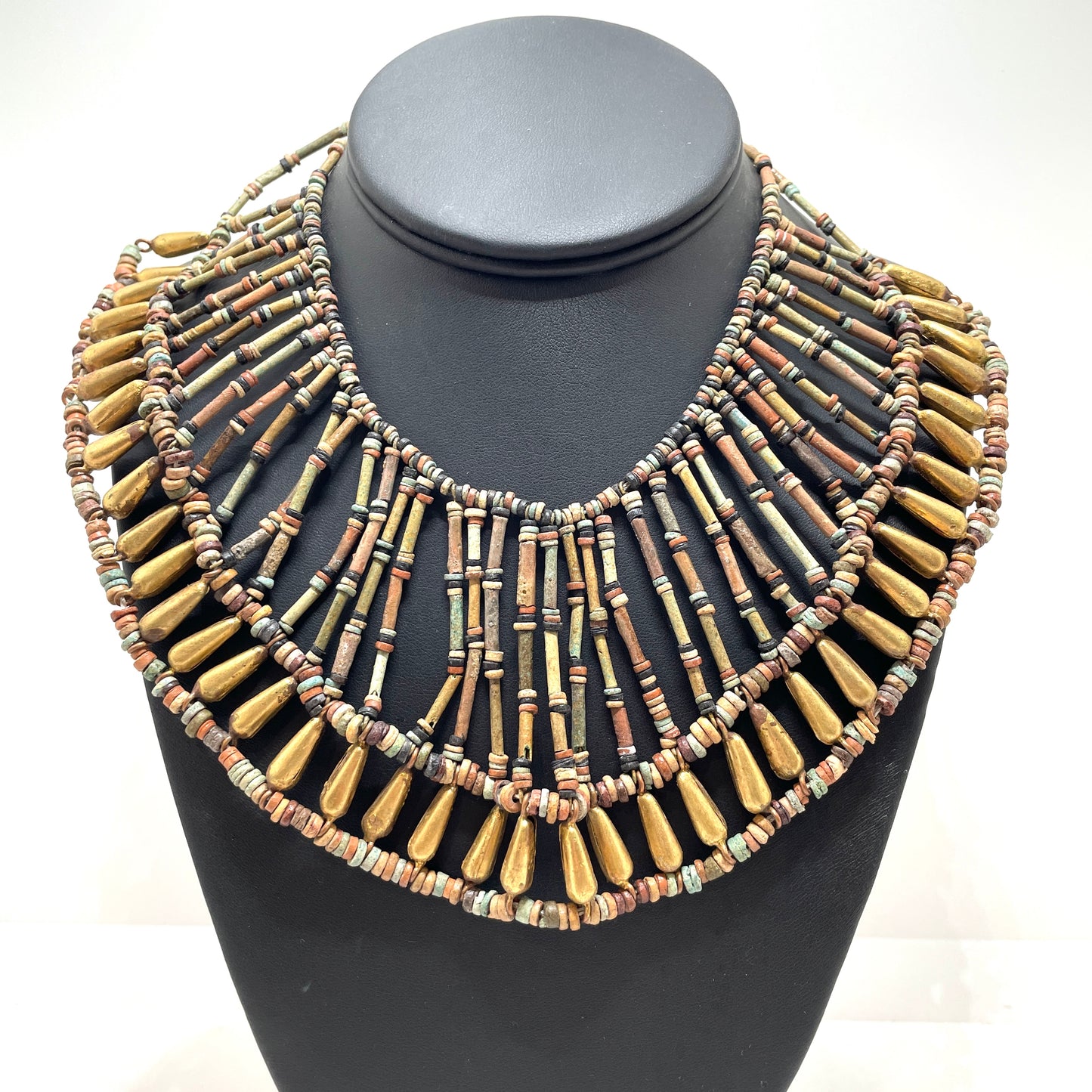 Vintage Beaded Bib Necklace